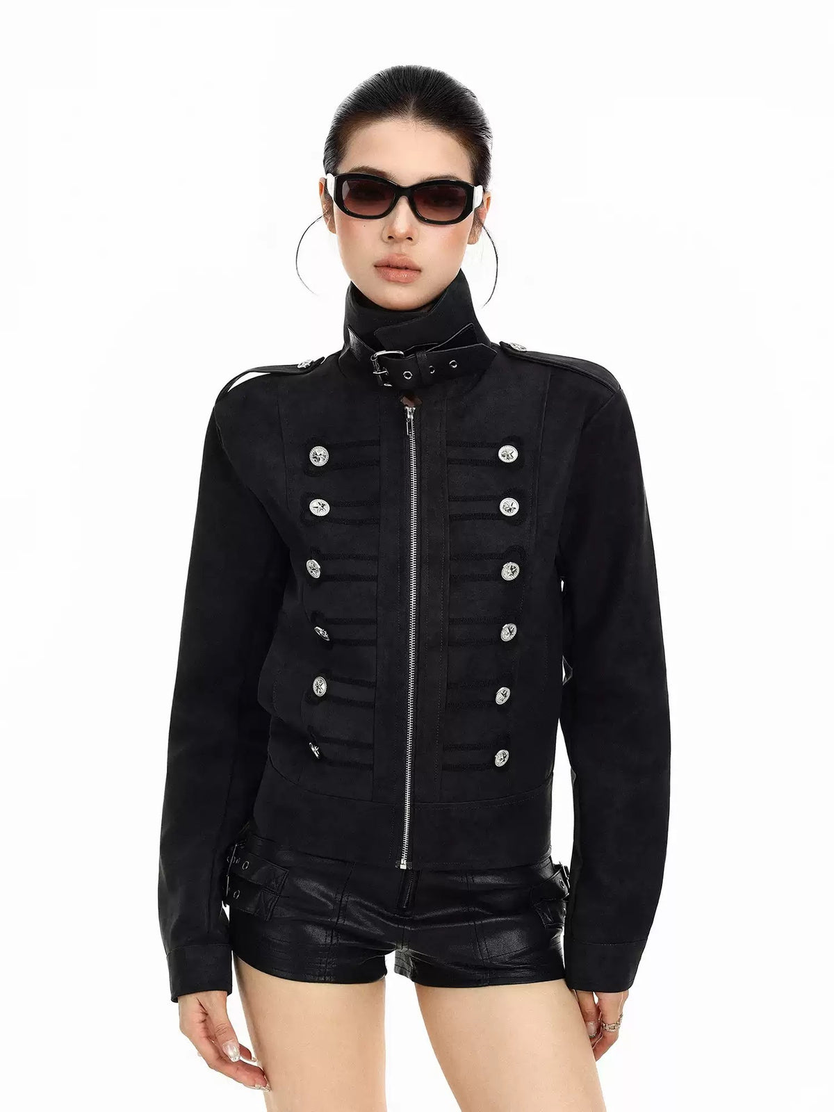 BIGGOLD STUDIO military zip jacket